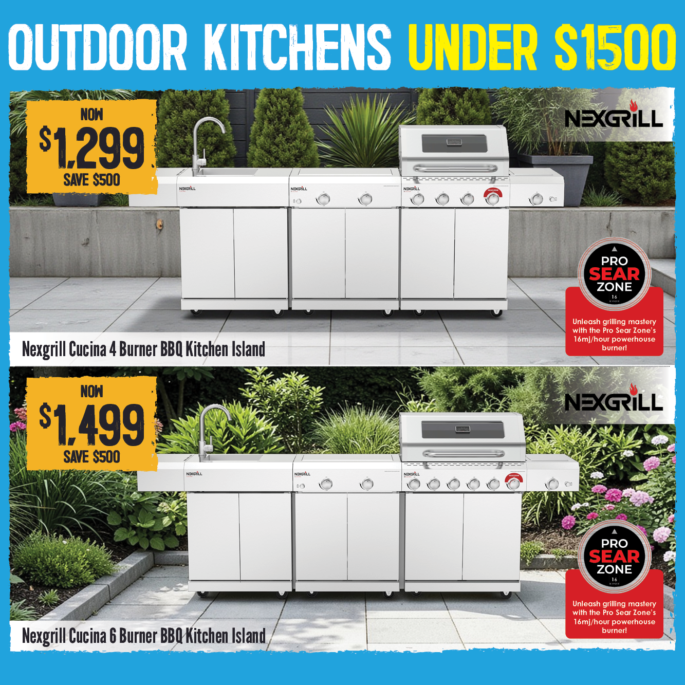 Outdoor Kitchens Under $1500 | Shop Now